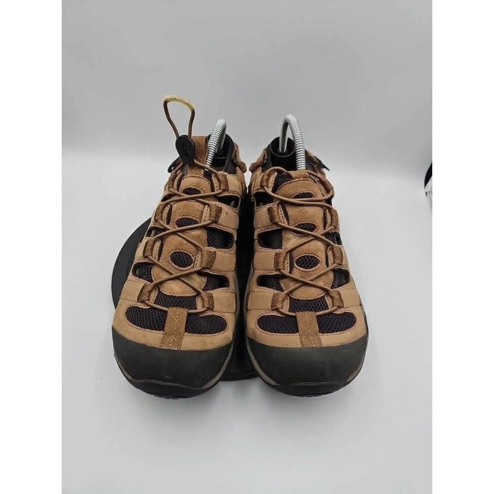 Merrell Continuum Hiking Sandals Men's 12 Brown Cord Lock Round Toe Outdoor Shoe